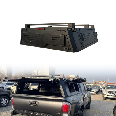 Sistema de bastidor de cama plegable para camión de ahorro de espacio para Toyota Tacoma Hardtop Topper Canopy