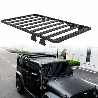 2018 Wrangler JL Caja de almacenamiento de automóviles conveniente plata y negro Jeep Patriot Roof Rack
