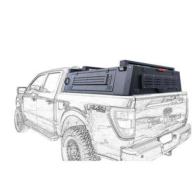 Canopy de techo duro de aluminio para Jeep Gladiator F150 Toyota Tacoma Instalación sin esfuerzo