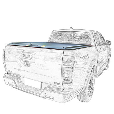 2015 Ram 2500 8 pies de aluminio plegable de camión duro cubierta de cama hecha de acero manganeso