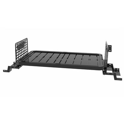 Cuadro plegable de cola de aleación de aluminio negro Tabla de acampada Estante de carga Estante de almacenamiento Estante trasero Estante fácil de instalar