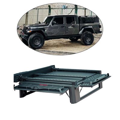 2019- Jeep Gladiator Sistema de soporte para camas con cubierta de tipo duro