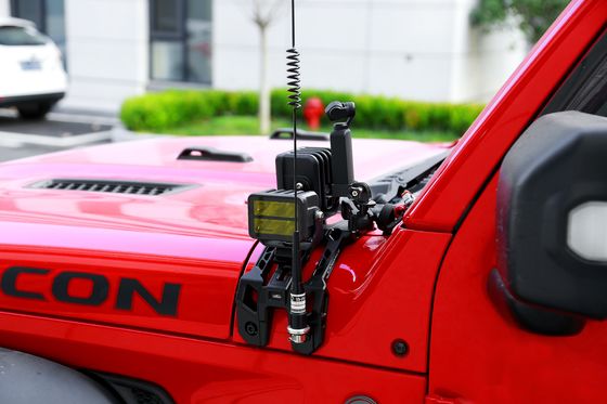 Jeep JL Sahara Una luz de conducción de pilar soporte de montaje con soporte de luz de alta luz LED