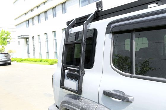 BLACK BANK 300 500 4x4 Accesorios todoterreno Techo del automóvil Montaje magnético Escalera lateral Peso de carga alta 300KG