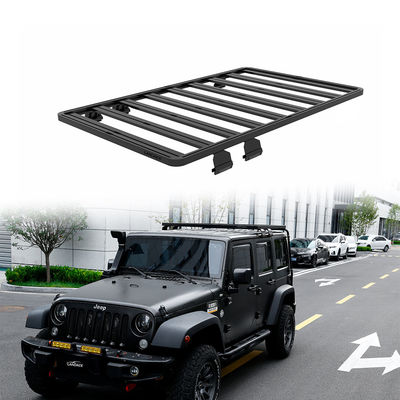Escalera recubierta de polvo Jl Estante de techo para Jlu Jeep Rubicon Wrangler Almacenamiento de carga conveniente