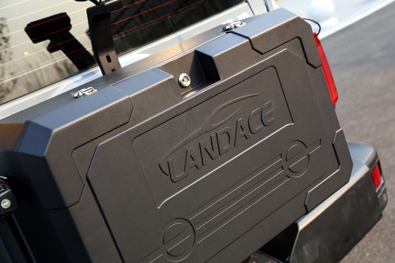 700X450X317MM Puerta lateral trasera Caja de almacenamiento exterior para el tanque 300 Instalación conveniente