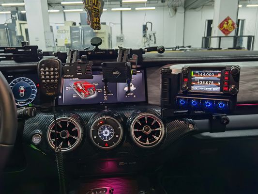 Jeep Wrangler JL Panel delantero Panel de interruptor de aluminio con certificado ISO9001 2015