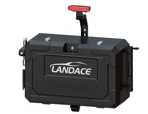Accesorios fuera de carretera AL6063-T6 Puerta trasera Puerta trasera de almacenamiento exterior Caja de herramientas para jeep