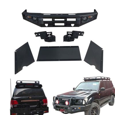 Protector de coche del parachoques delantero universal de acero inoxidable ABS para Lc100