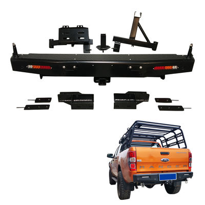 Polvo revestido delantero y trasero acero Parachoques traseros para automóviles Ford Ranger 4x4 Accesorios para automóviles
