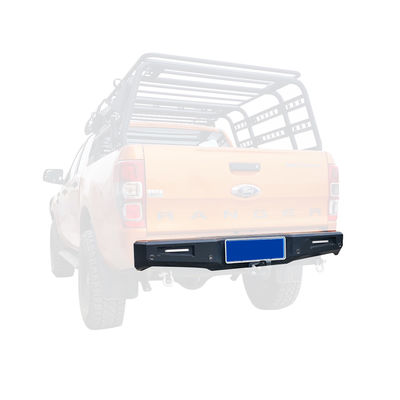 Polvo revestido delantero y trasero acero Parachoques traseros para automóviles Ford Ranger 4x4 Accesorios para automóviles