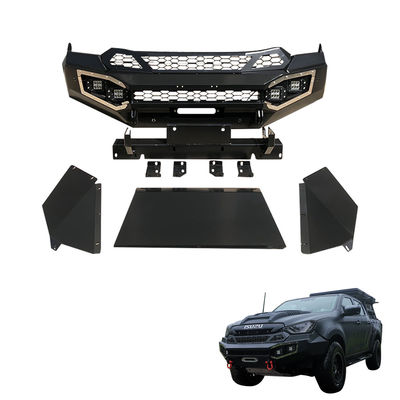 ISUZU Dmax Pickup Cuerpo de protección de acero Kit Bull Bar Accesorios para automóviles Parachoques delanteros 210 * 66 * 75 cm