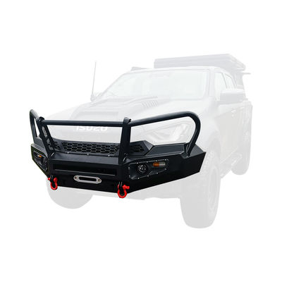 Instalar el agujero del auto original fuera de la carretera acero de trabajo pesado guinda de protección para ISUZU Dmax