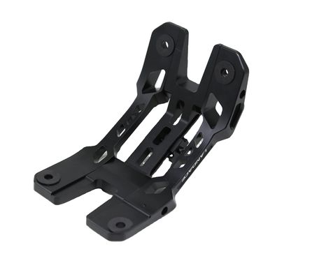 Brackets de montaje de luz plateada para todo terreno Wrangler con diseño de alta máquina CNC