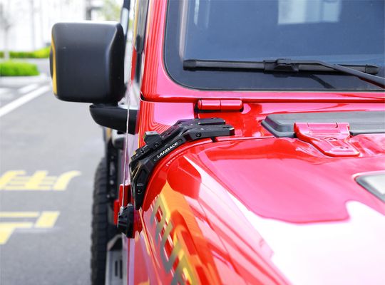 Accesorios exteriores de vehículos 4x4 Brackets de montaje ligero mecanizados CNC para Jeep Wrangler