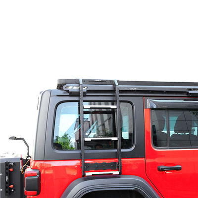 Escalera lateral con recubrimiento de polvo alto para Jeep Wrangler JK 833*400*261mm