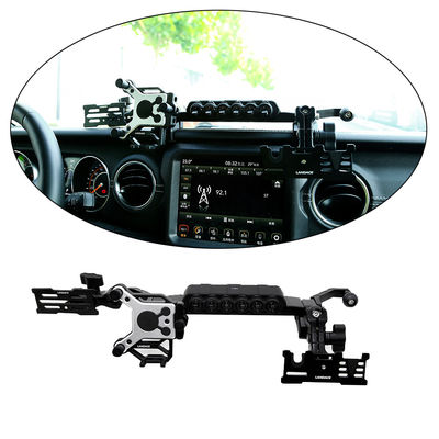 Jeep 210 * 65 * 38mm Consola central soporte para teléfono con panel de interruptores de automóviles inalámbricos