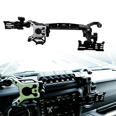 Jeep 210 * 65 * 38mm Consola central soporte para teléfono con panel de interruptores de automóviles inalámbricos