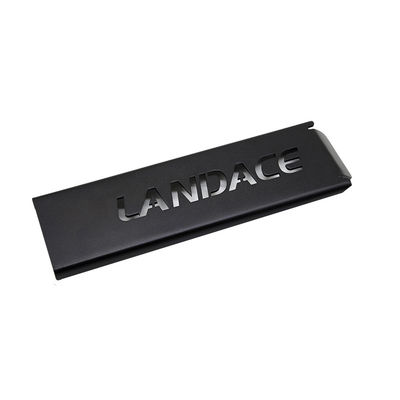 Revestimiento en polvo acabado de acero inoxidable para pie de descanso de pedal cubierta de placa para accesorios de automóvil