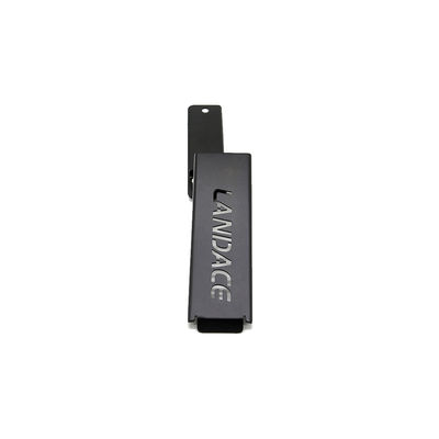 Revestimiento en polvo acabado de acero inoxidable para pie de descanso de pedal cubierta de placa para accesorios de automóvil
