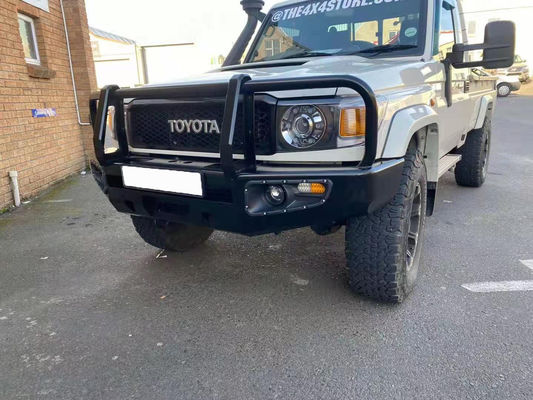 Parachoques de automóviles negros recubiertos de polvo para Toyota Land Cruiser LC79 Off Road 4x4 Accesorios