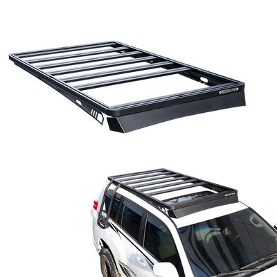 Diseño personalizado de techo montado en una cesta de carga para Toyota LC150 LC200 Negro Único