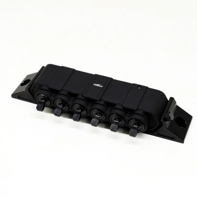 Montar el bastidor de techo Universal Control de luz de automóvil fuera de carretera inalámbrico 6 Gang Panel de interruptores de automóviles Sistema de relé electrónico