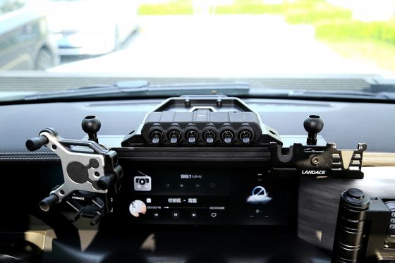 Montar el bastidor de techo Universal Control de luz de automóvil fuera de carretera inalámbrico 6 Gang Panel de interruptores de automóviles Sistema de relé electrónico