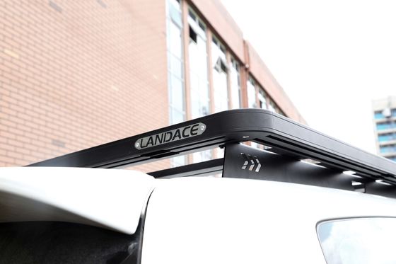 Repuesto de techo de automóvil de aleación de aluminio equipaje de acero pesado cesta de carga fácil instalación