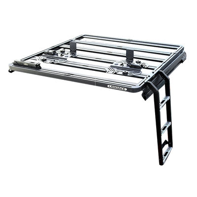 Accesorios universales 4x4 todoterreno Jeep Wrangler JL Roof Rack Escalera lateral montada