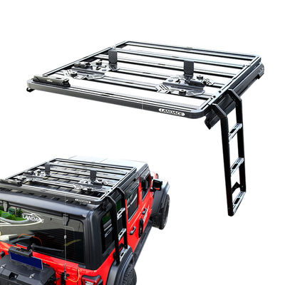 Escalera de puerta trasera Escalera lateral recubierta en polvo negro de acero para WranglerJL Car Fitment JEEP