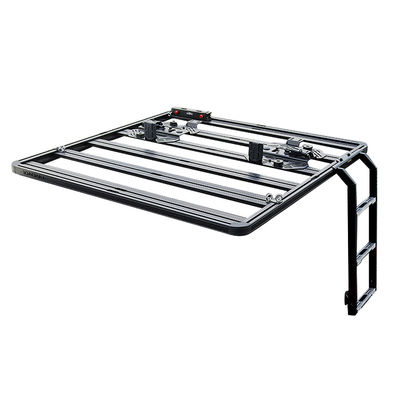 Escalera de puerta trasera Escalera lateral recubierta en polvo negro de acero para WranglerJL Car Fitment JEEP