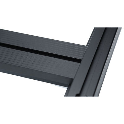 Negro 1500x1425 soportes de techo personalizados portador de equipaje para camionetas de acero