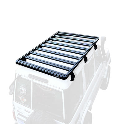 Off Road Land Cruiser LC76 Serie 4x4 Montado en el techo en negro AL6063 SS304 para Toyota