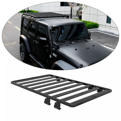 Cestión universal de bastidor de techo negro para coches 4X4 Aleación de aluminio 1500X1425 Rendimiento