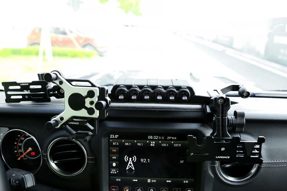 OEM para el soporte de teléfono móvil para automóviles soporte de aleación de aluminio para JEEP