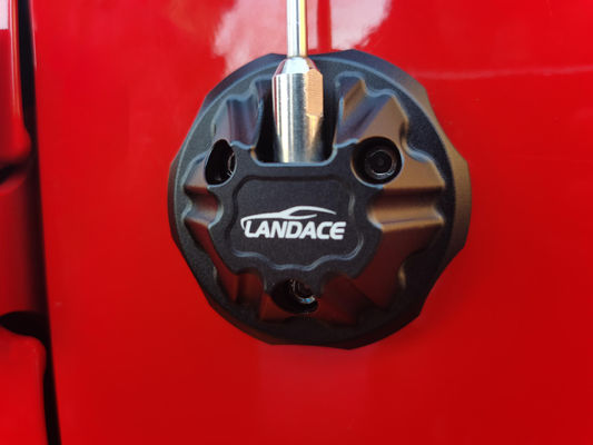4x4 Accesorios exteriores del vehículo Anodizante Capa de base de antena de radio de aluminio