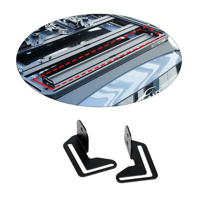Accesorios de la bandeja de techo de la luz LED JEEP Brackets de montaje de la barra de aluminio