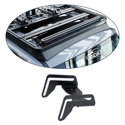 Accesorios de la bandeja de techo de la luz LED JEEP Brackets de montaje de la barra de aluminio