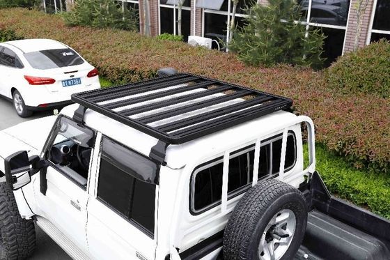 Roof Mount Black Aluminio de aleación bastidor de equipaje para LC79 ahorro de espacio y duradero