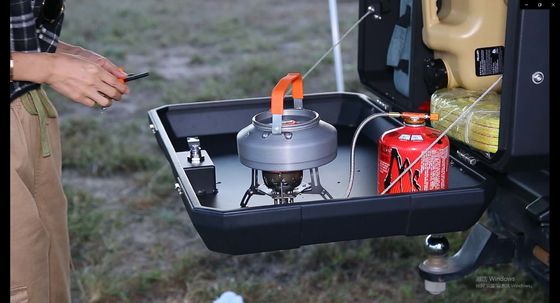 Caja de almacenamiento terrestre caja de herramientas puerta trasera caja de almacenamiento exterior