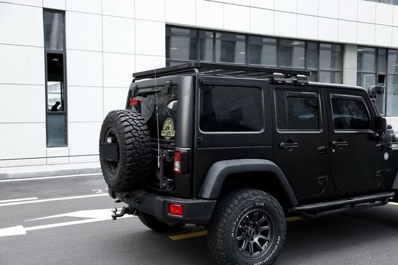 Plataforma de engranajes de soporte de equipaje de aluminio de aleación de techo personalizado para Jeep Wrangler JK