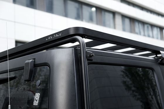 Plataforma de engranajes de soporte de equipaje de aluminio de aleación de techo personalizado para Jeep Wrangler JK