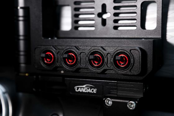 Caja de panel de control de interruptores inalámbricos con diseño de moda en aleación de aluminio
