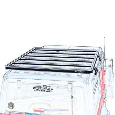 Instrucciones de instalación incluidas soportes de techo duraderos de aleación de aluminio para Jeep Wrangler