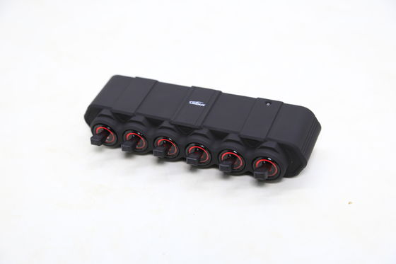 Controller de luz LED inalámbrico de aleación de aluminio 2023 Panel de interruptor de 6 bandas con coche de relé Usado OEM aceptado