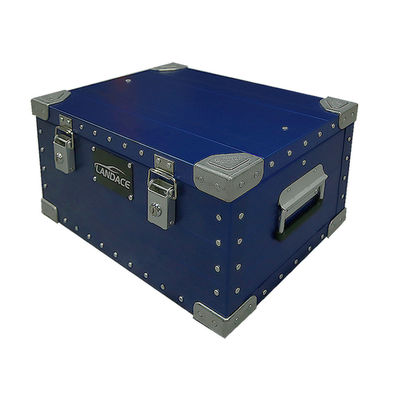 Caja de herramientas de acampada de aleación de aluminio rojo para aventuras de camión fuera de la carretera