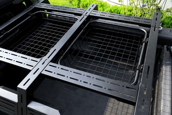 Instalación de barras de rodillo universales de cama de acero Mn para camioneta Nissan Navara NP300