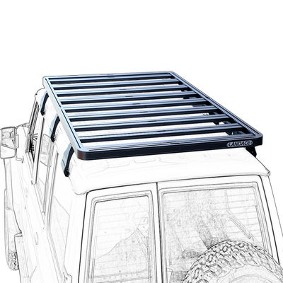 bandeja de plataformas de aleación de aluminio para Toyota Y60 Offroad 4x4 Roof Placement Luggage Rack