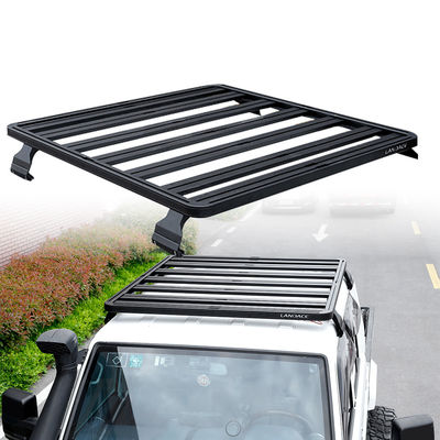 Posicionamiento en el techo equipaje de transporte cesta de aluminio extrusión montaje superior de carga pesada